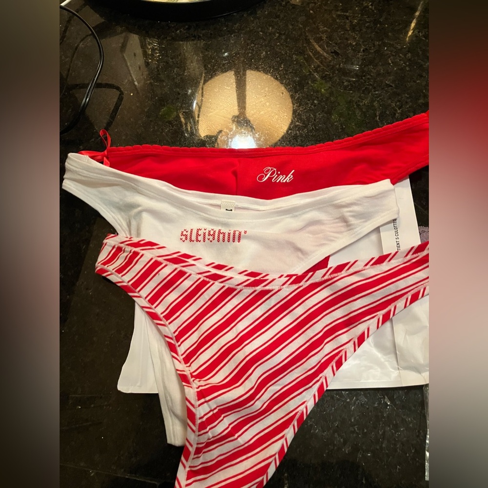 NWT set of three PINK undies